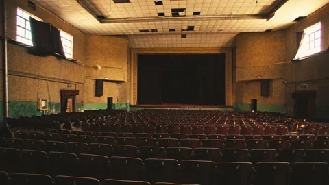 Memory, old theater time, nostalgic memories of the old cinema Stock Footage 296262703
