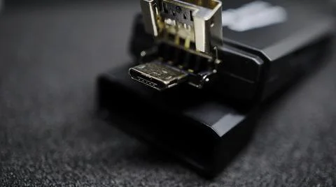 Memory reader card reader. object photography style Stock Photos