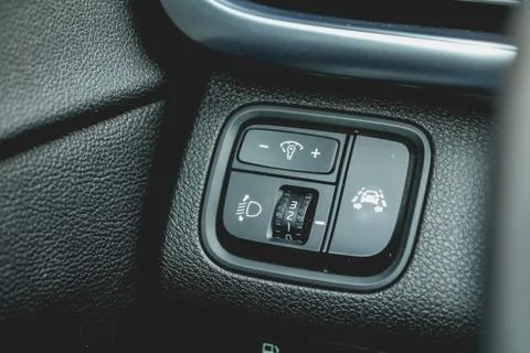Memory recall button position light in a car Photos