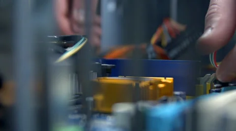 Memory remove in low angle slow motion Video stock 39391092