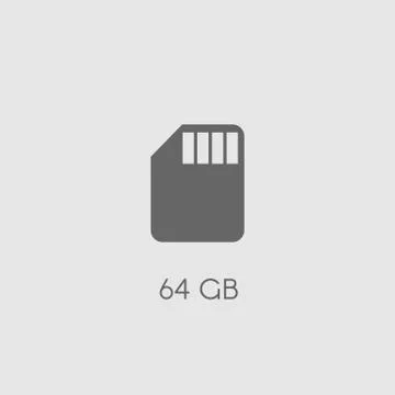 Memory SD card icon Stock Illustration