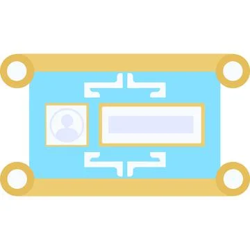 Memory slot vector icon isolated on white 스톡 일러스트