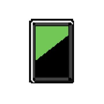 Memory ssd storage pixel art vector illustration Illustrazione stock