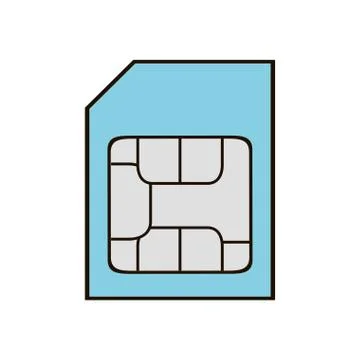 Memory stick card isolated icon 스톡 일러스트