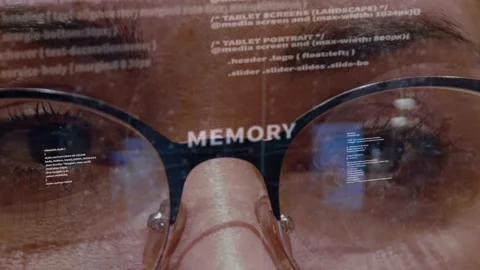 Memory text on background of developer Stock Footage 151590513