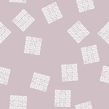 Memory training line vector seamless pattern black 스톡 일러스트