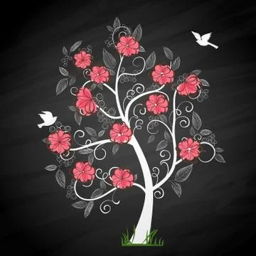 Memory tree Stock Illustration