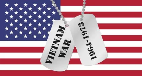 The memory of the Vietnam War Stock Illustration