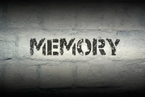 Memory WORD GR Stock Illustration