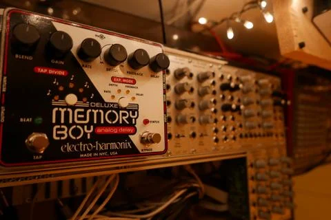 Memoryboy fx for modularsynth Stock Photos