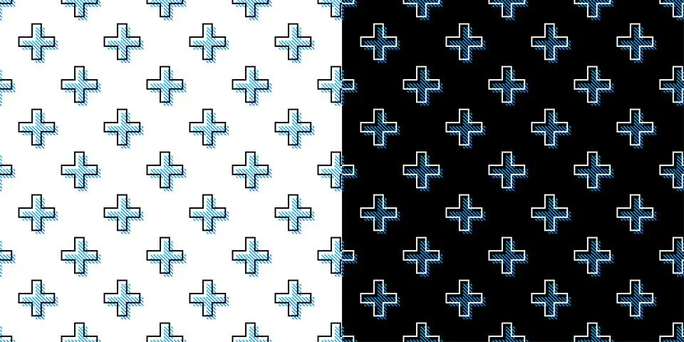 Memphis abstraction figure pattern. Trendy pattern for decorative design. Wave Stock Illustration