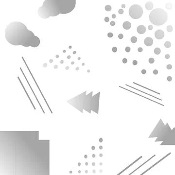 Memphis background Stock Illustration