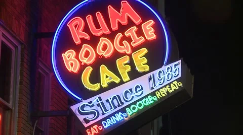 Memphis Bar Sign 動画素材 52549328
