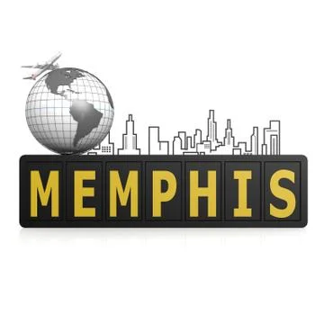 Memphis city Stock Illustration