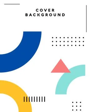 Memphis cover design vector illustration Stock Illustration