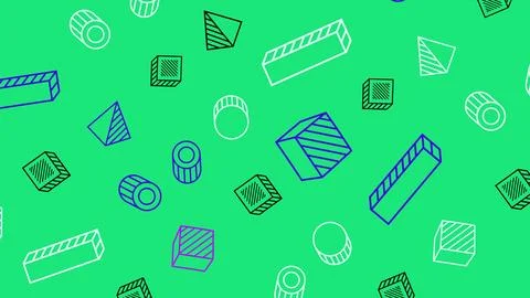 Memphis Design Abstract Background Foto stock