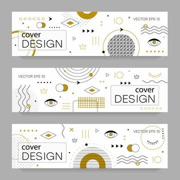 Memphis design elements Stock Illustration