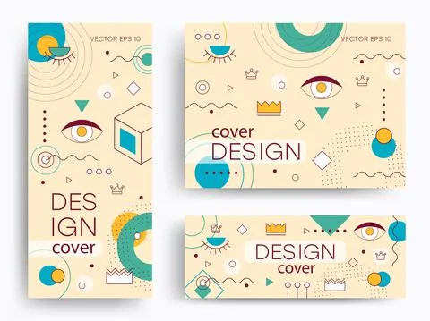 Memphis design elements. Retro funky graphic, 90s trends designs and vintage Illustrazione stock