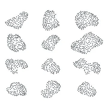 Memphis Elements set white Illustrazione stock