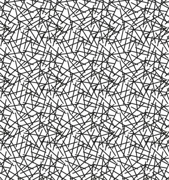 Memphis geometric seamless pattern. Stock Illustration