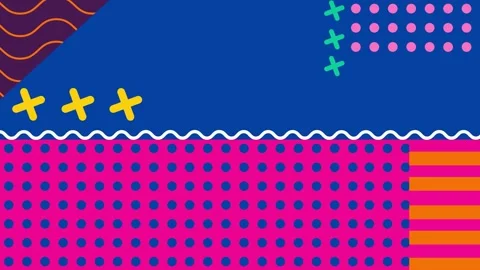 Memphis motion background Stock Footage 248781746