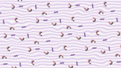 Memphis Patterns Stock Footage 231442141