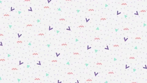 Memphis Patterns Stock Footage 231442143