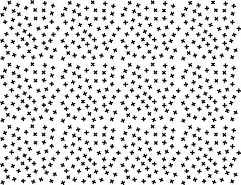 Memphis seamless pattern with arc geometric elements and triangles Illustrazione stock