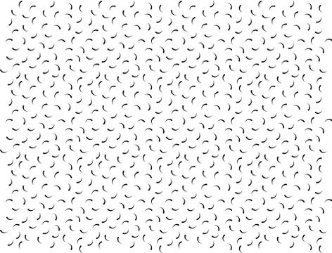 Memphis seamless pattern with arc geometric elements and triangles Illustrazione stock