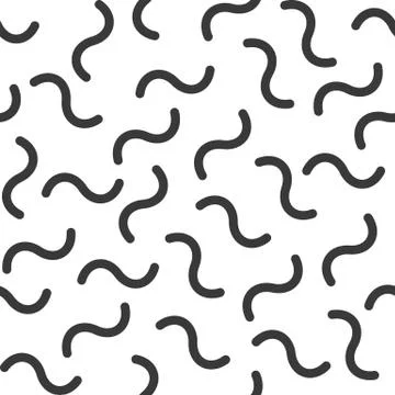 Memphis seamless pattern with Geometric element background Illustrazione stock