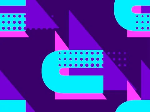 Memphis seamless pattern. Geometric elements memphis in the style of 80's. Ve Stock-Illustration