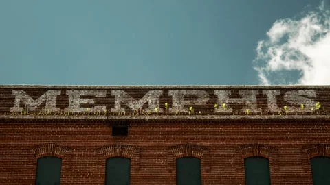 Memphis Sign Timelapse Stock Footage 310577839