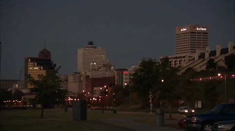Memphis skyline 動画素材 992017