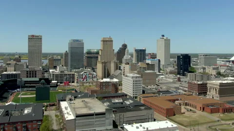 Memphis Skyline 库存影片 181947880