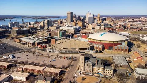 Memphis skyline Foto stock