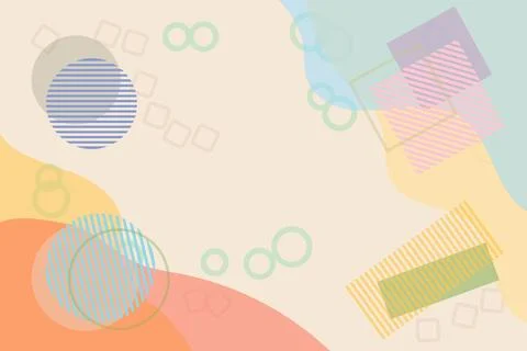 Memphis style background Stock Illustration