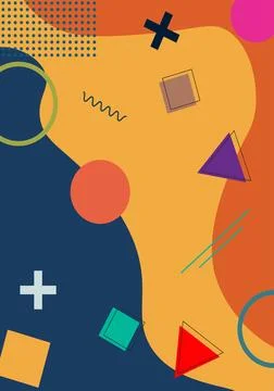 Memphis style Illustrazione stock