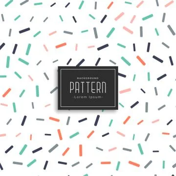 Memphis style pattern background design Stock Illustration