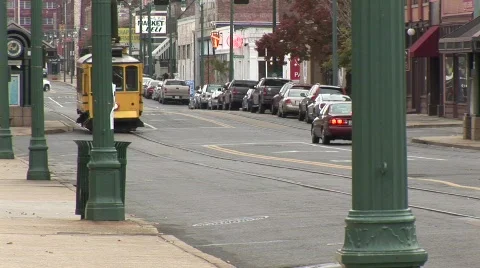 Memphis trolley 3 스톡 동영상 547311