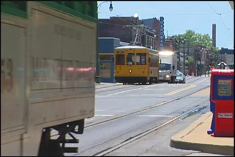 Memphis trolley Stock-Footage 7811921