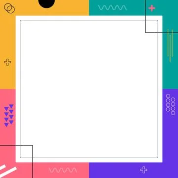 Memphis Vector Background. Abstract Background or Wallpaper Stock Illustration
