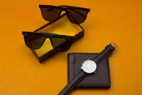 Men accessories Stock Photos