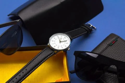 Men accessories Stock Photos