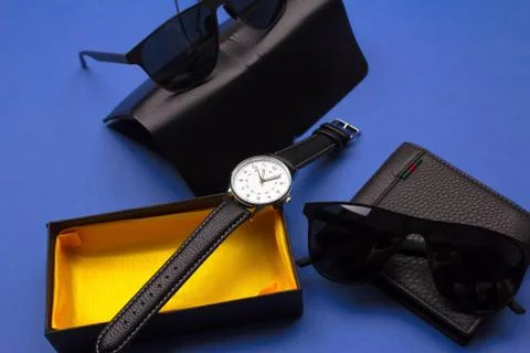 Men accessories Stock Photos