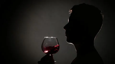 Men alcohol drinking networking. Grey. Close up Stock Footage 65391447