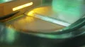 Men and women using escalator stairs to get to upper level at shopping mall HD Footage