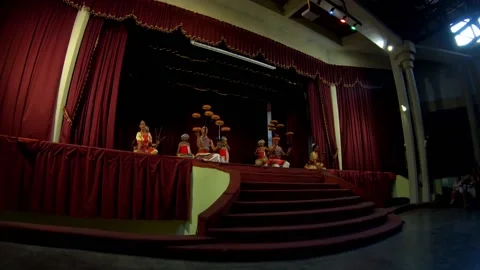 Men balancing and spinning discs in Sri Lankan, HD. Stock Footage 140781819