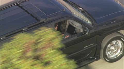 Men in Black SUV Stock Footage 39791813