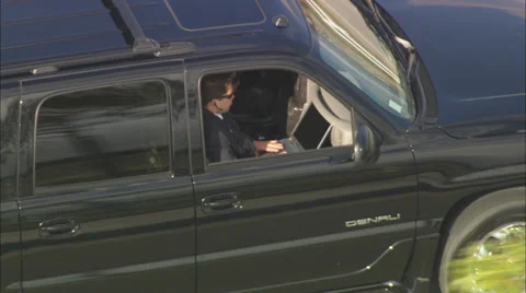 Men in Black SUV Stock Footage 39791831
