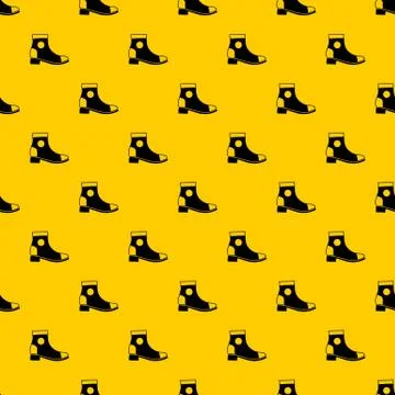 Men boot pattern vector 스톡 일러스트